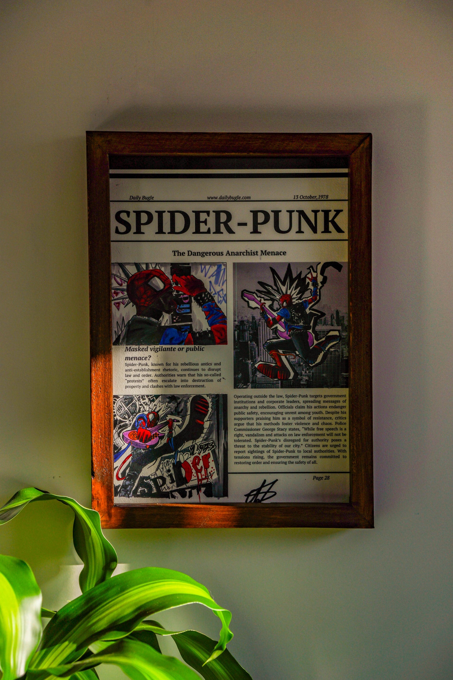 Spiderpunk Art print