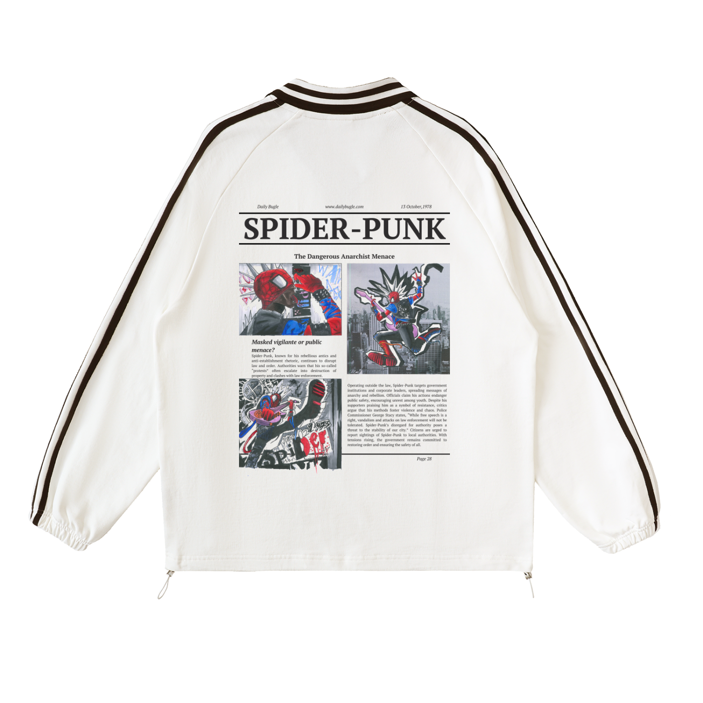 Spiderpunk Collar Sweatshirt