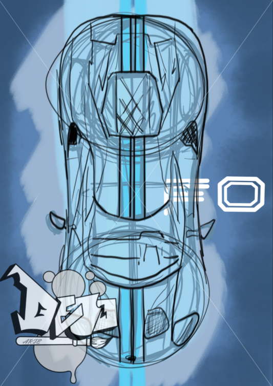 Sketches Ford GT/1st Piece of Ford GT Collection