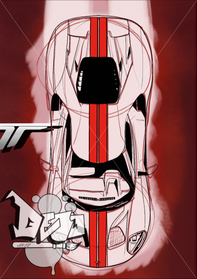 Lining Ford GT/3rd Piece of Ford GT Collection