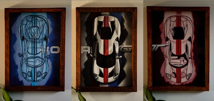 Ford GT Collection of 3 Art print
