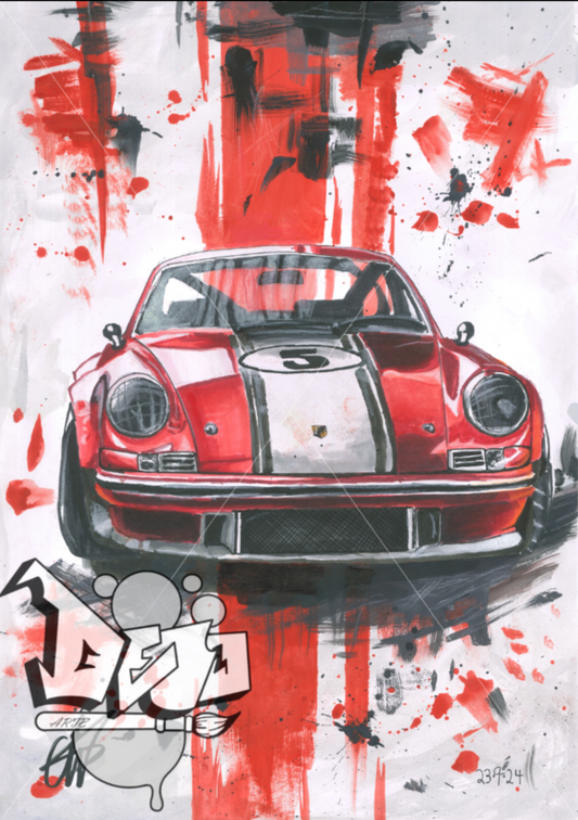 Porsche 911 Art print