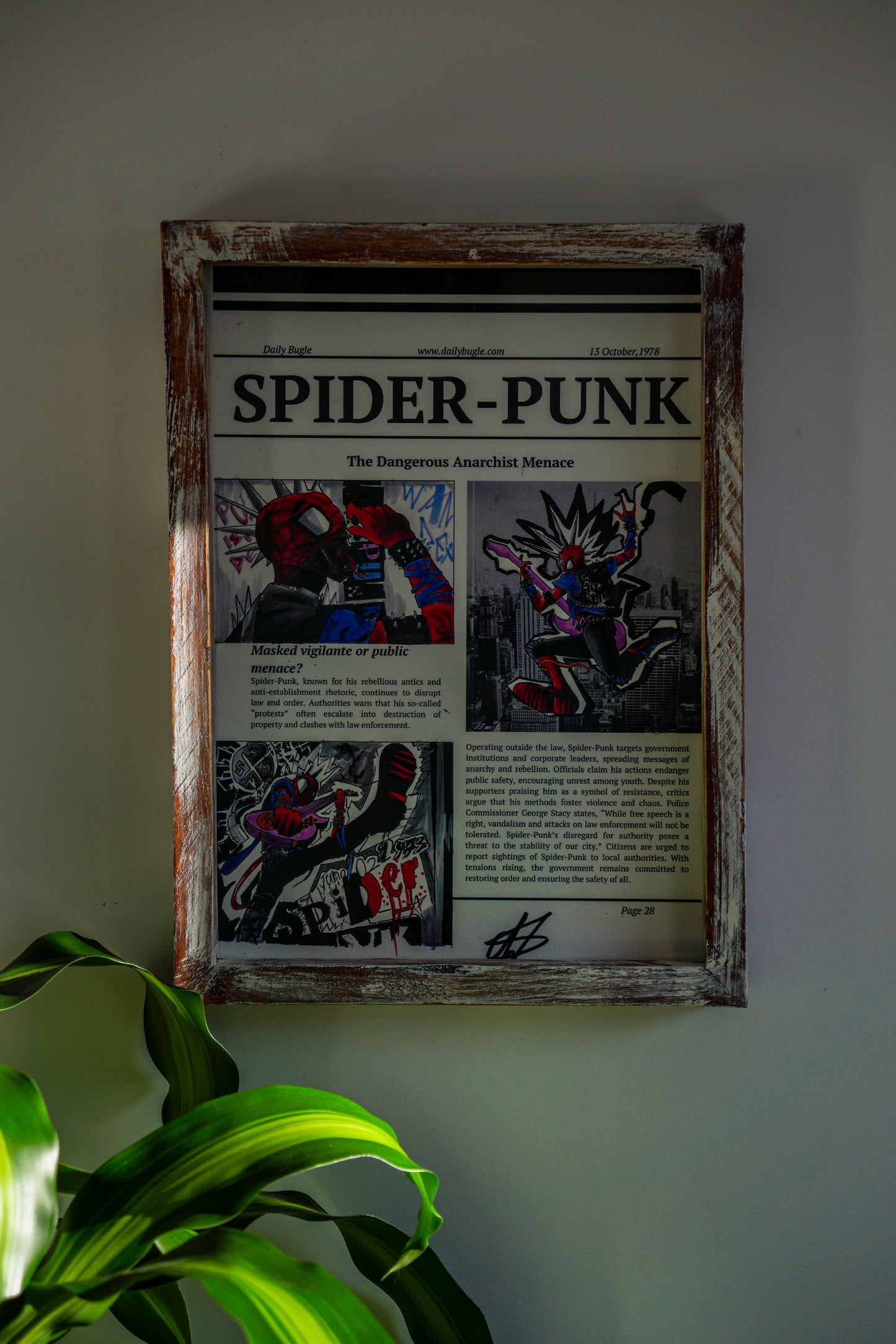 Spiderpunk Art print