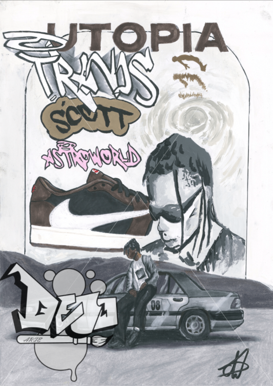 Travis scott Art print